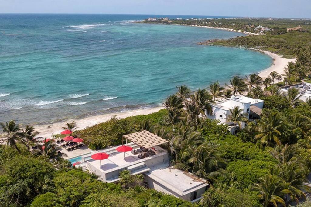 Casa Blanca By The Caribbean Sea Apartment Akumal Bagian luar foto