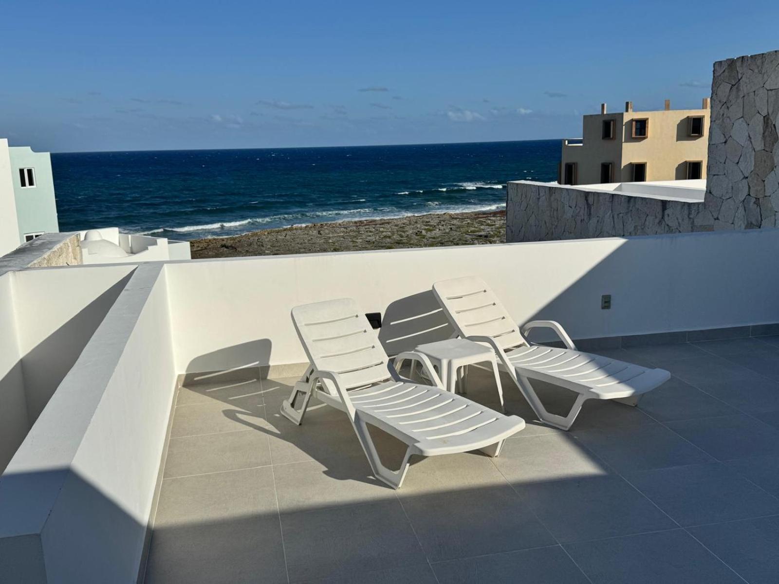 Casa Blanca By The Caribbean Sea Apartment Akumal Bagian luar foto
